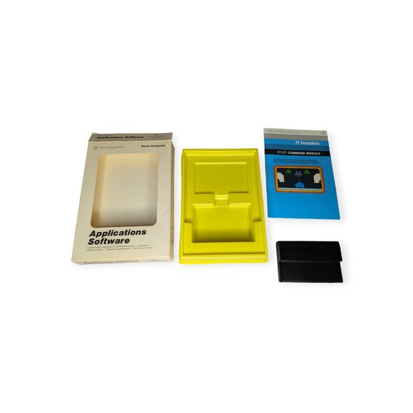 Vintage 1981 Texas Instruments TI 99/4A Computer TI Invaders Game - Picture 2 of 16